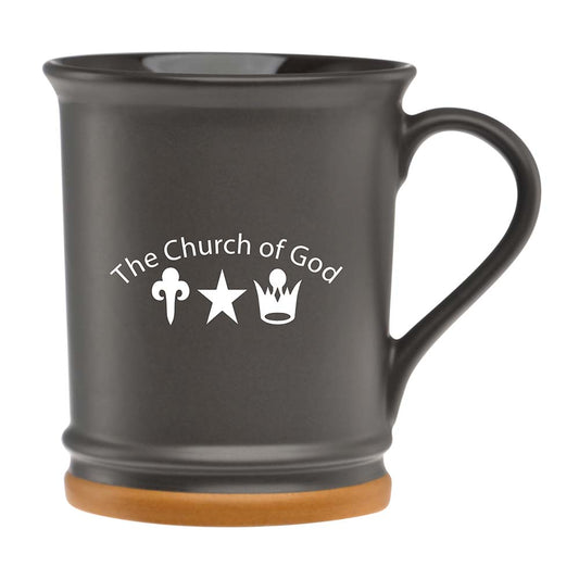 Modern Ceramic 14oz Coffee Church Logo Mug