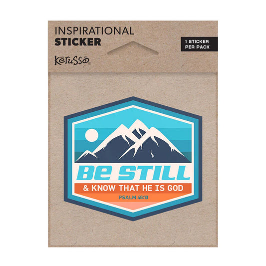 Be Still Sticker