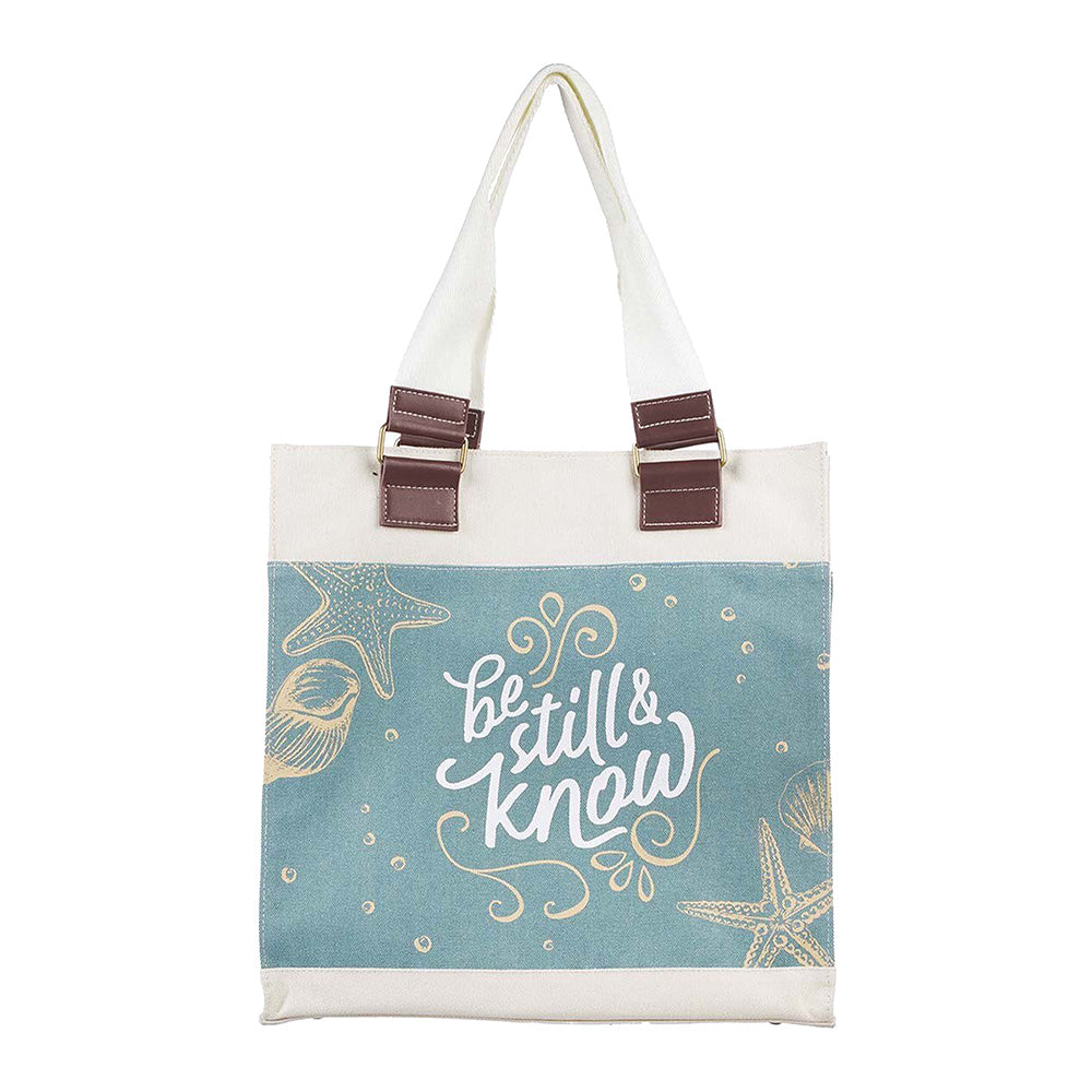 Be Still and Know Canvas Tote