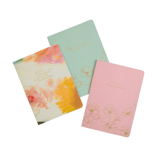 Faithfulness Pastel Meadow Large Notebook Set