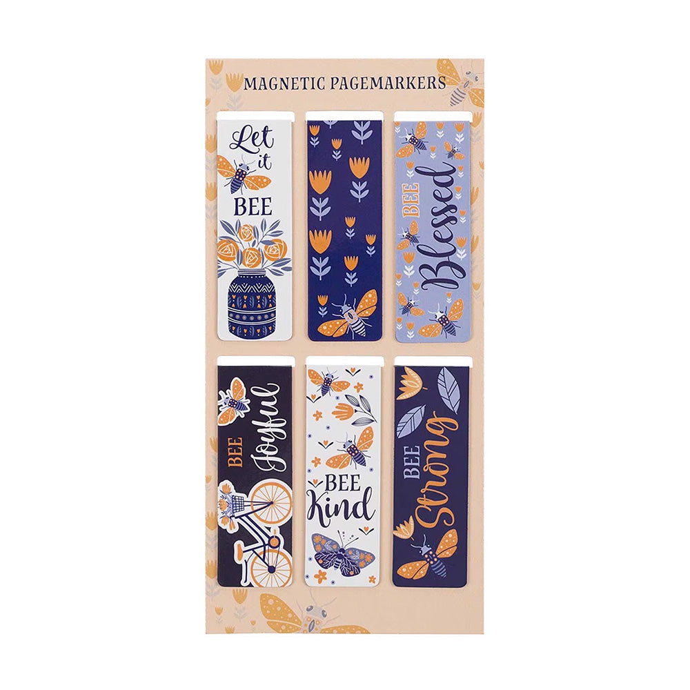 Let It Bee Magnetic Bookmark Set