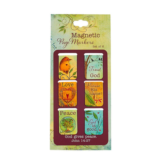 Peaceful Thoughts Mini Magnetic Bookmark Set