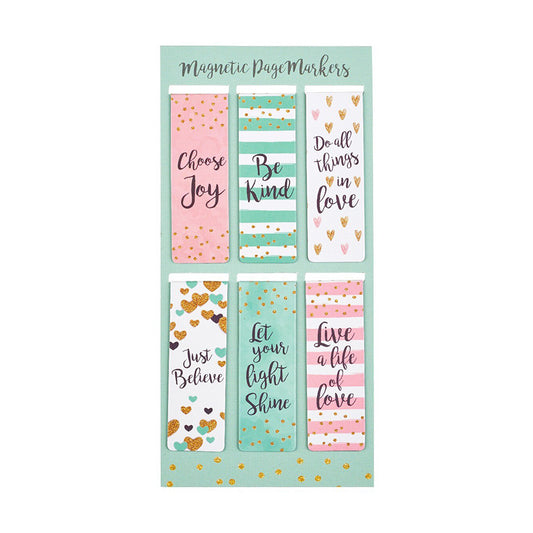 Sparkle Magnetic Bookmark Set