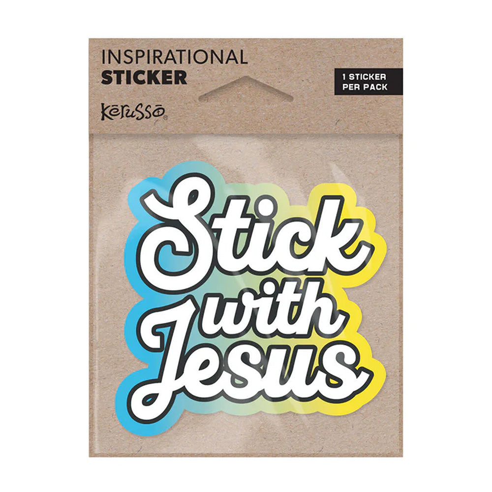 Stick With Jesus Sticker