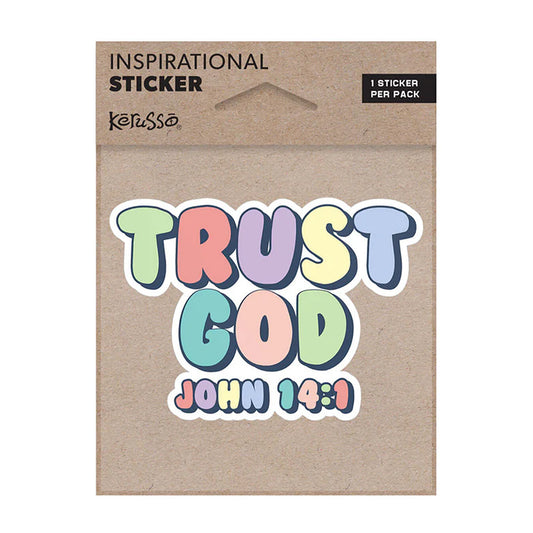 Trust God Sticker